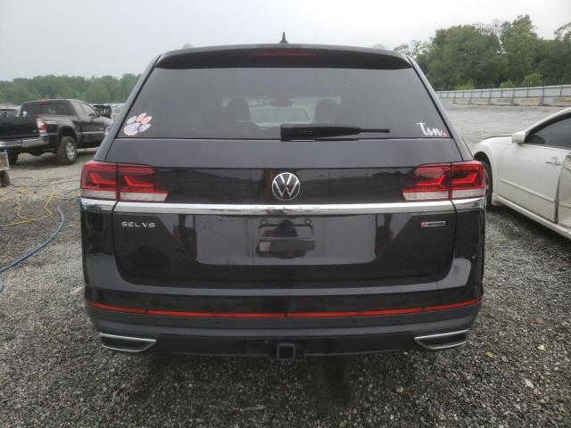 1V2TR2CA1MC553715 - 2021 VOLKSWAGEN ATLAS SEL PREMIUM შავი ფოტო 6