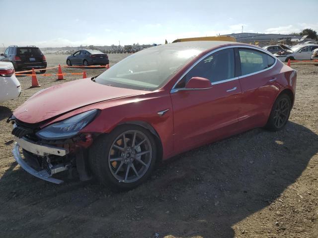 5YJ3E1EB0LF617077 - 2020 TESLA MODEL 3 RED photo 1