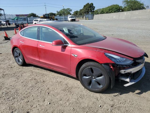 5YJ3E1EB0LF617077 - 2020 TESLA MODEL 3 RED photo 4