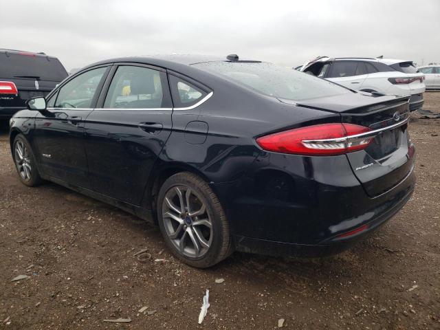 3FA6P0LU4HR304552 - 2017 FORD FUSION SE HYBRID BLACK photo 2