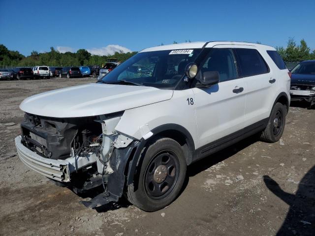 1FM5K8AR9JGB47725 - 2018 FORD EXPLORER POLICE INTERCEPTOR WHITE photo 1