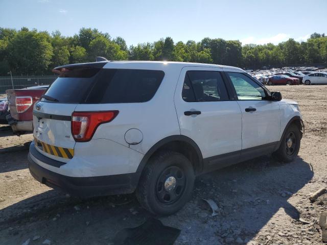 1FM5K8AR9JGB47725 - 2018 FORD EXPLORER POLICE INTERCEPTOR WHITE photo 3