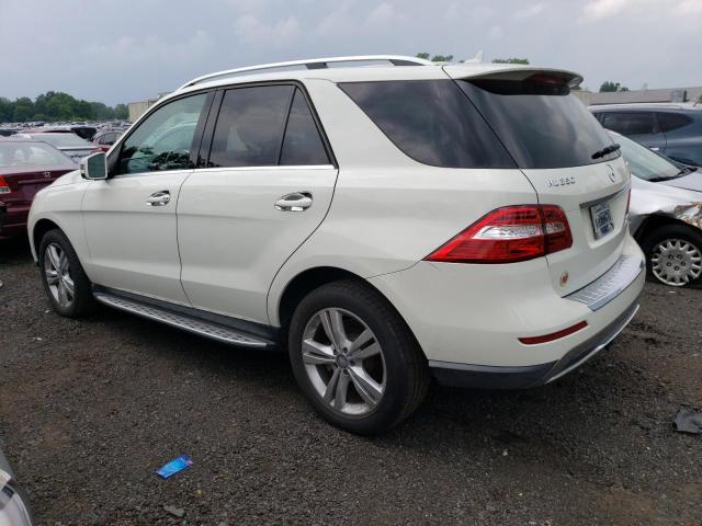 4JGDA5HB1DA250022 - 2013 MERCEDES-BENZ ML 350 4MATIC WHITE photo 2