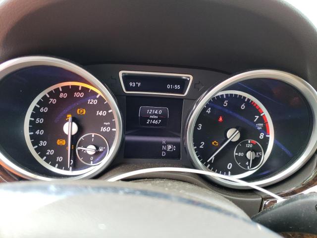 4JGDA5HB1DA250022 - 2013 MERCEDES-BENZ ML 350 4MATIC WHITE photo 9