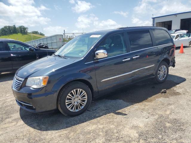 2C4RC1CG8DR783092 - 2013 CHRYSLER TOWN & COU TOURING L BLUE photo 1