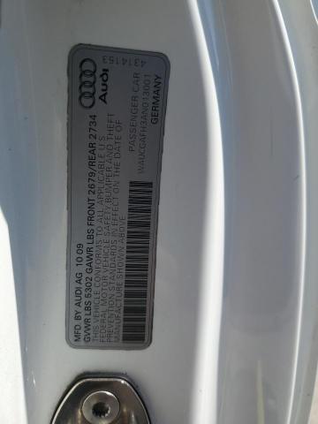 WAUCGAFH3AN013001 - 2010 AUDI S5 PREMIUM PLUS 白色 照片 12