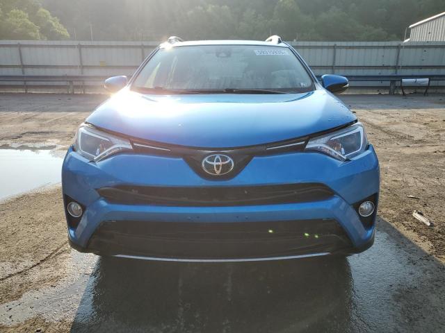 JTMWFREV3HD099130 - 2017 TOYOTA RAV4 XLE BLUE photo 5