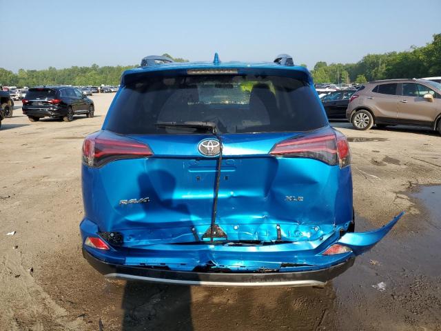JTMWFREV3HD099130 - 2017 TOYOTA RAV4 XLE BLUE photo 6