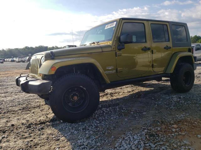 1J4GB59157L201025 - 2007 JEEP WRANGLER SAHARA GREEN photo 1