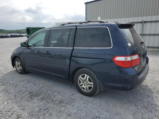 5FNRL38767B135349 - 2007 HONDA ODYSSEY EXL BLUE photo 2