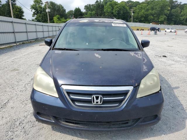 5FNRL38767B135349 - 2007 HONDA ODYSSEY EXL BLUE photo 5