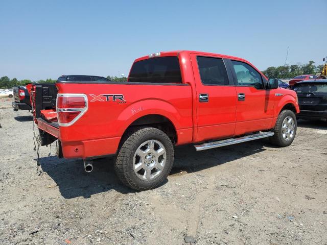 1FTFW1EF9DFD57823 - 2013 FORD F150 SUPERCREW RED photo 3