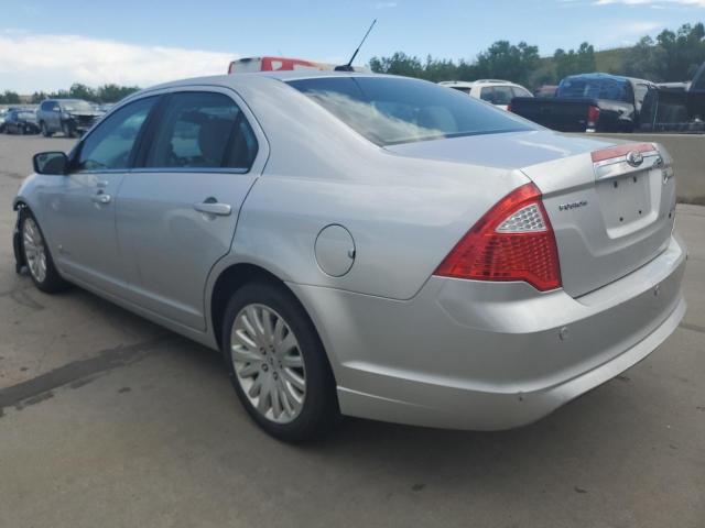 3FADP0L33BR282498 - 2011 FORD FUSION HYBRID SILVER photo 2