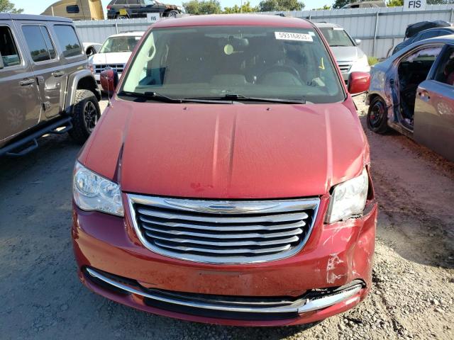 2C4RC1BGXFR677022 - 2015 CHRYSLER TOWN & COU TOURING 红色 照片 5