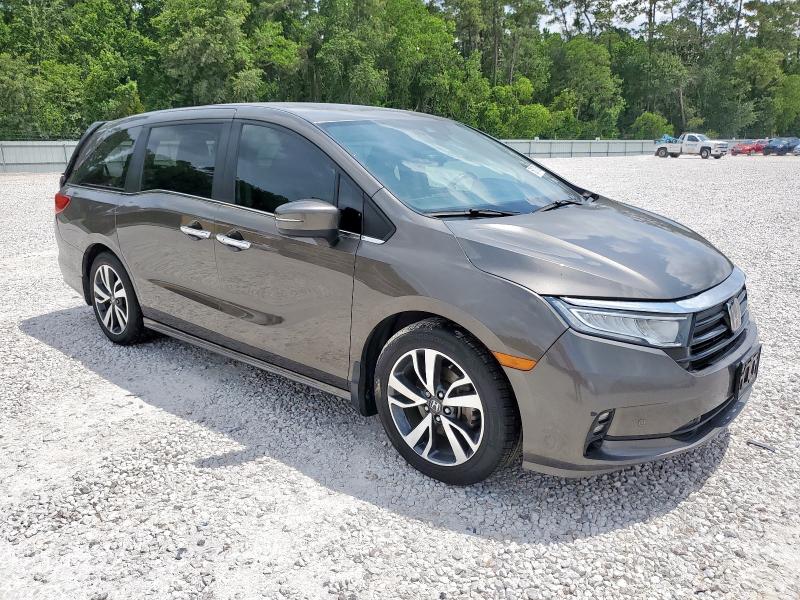 5FNRL6H82PB037008 - 2023 HONDA ODYSSEY TOURING BROWN photo 4