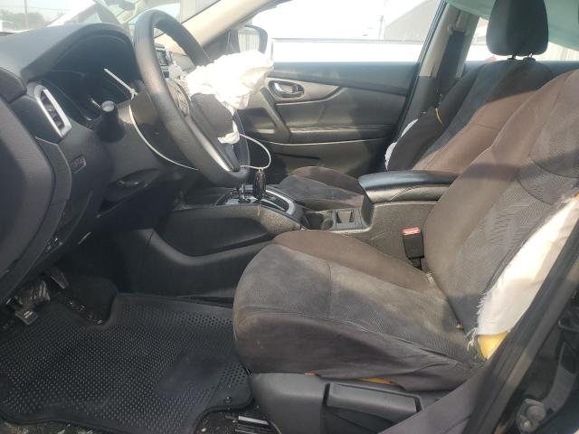 KNMAT2MV6GP602030 - 2016 NISSAN ROGUE S BLACK photo 7