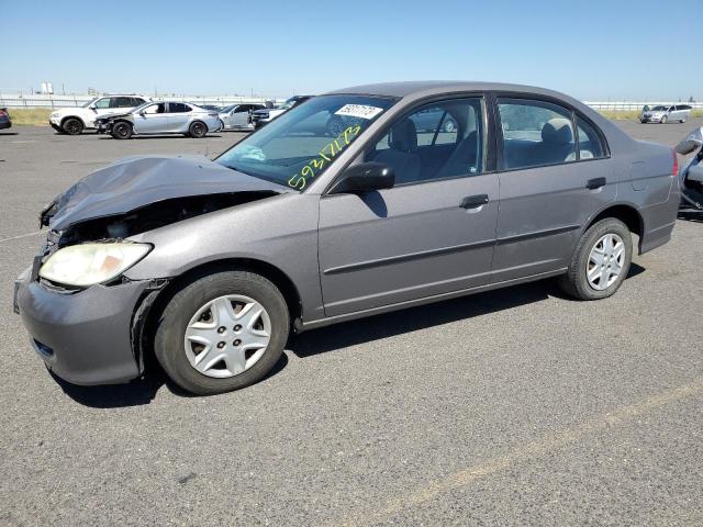 2HGES16325H623471 - 2005 HONDA CIVIC DX VP ნაცრისფერი ფოტო 1