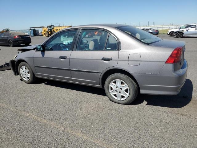 2HGES16325H623471 - 2005 HONDA CIVIC DX VP ნაცრისფერი ფოტო 2