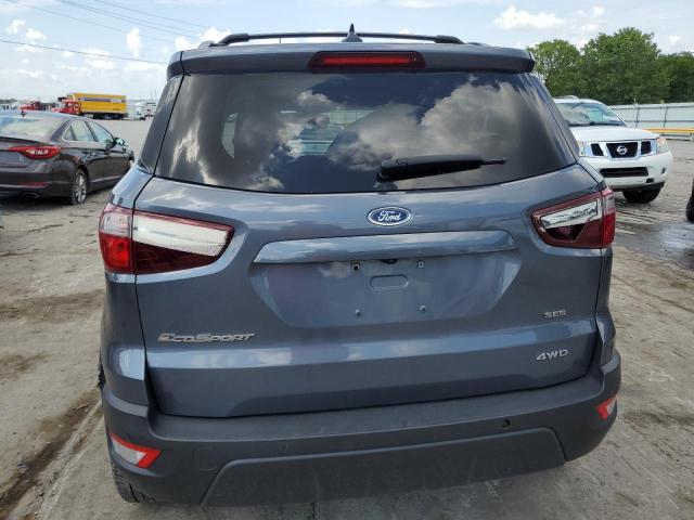 MAJ6P1CLXJC162595 - 2018 FORD ECOSPORT SES GRAY photo 6