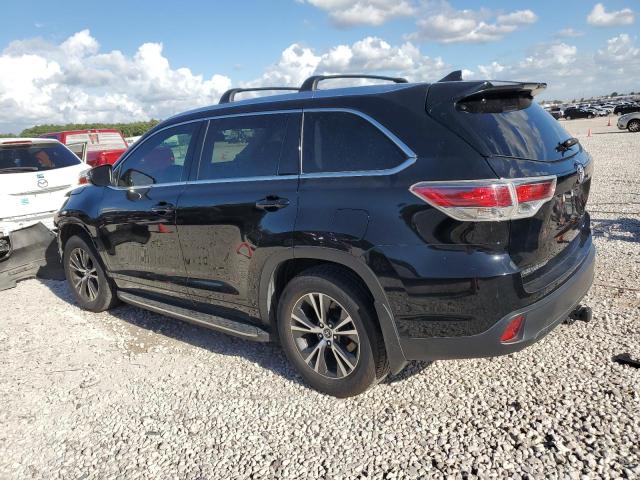 5TDKKRFH8GS153740 - 2016 TOYOTA HIGHLANDER XLE BLACK photo 2