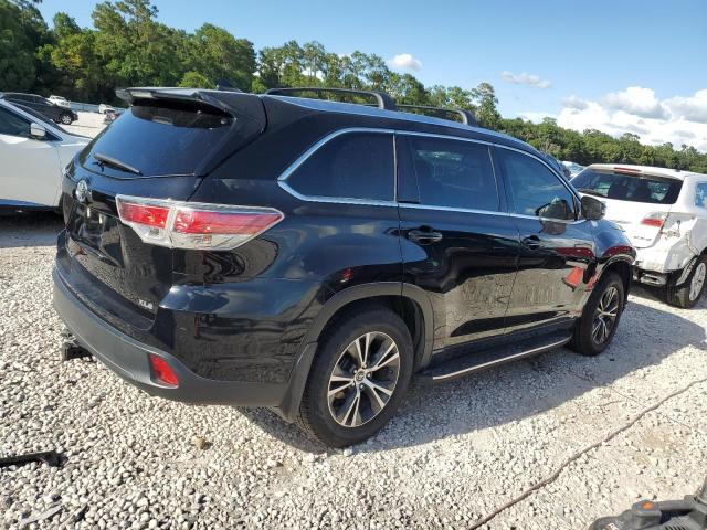 5TDKKRFH8GS153740 - 2016 TOYOTA HIGHLANDER XLE BLACK photo 3