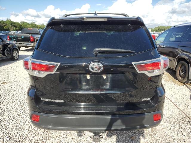 5TDKKRFH8GS153740 - 2016 TOYOTA HIGHLANDER XLE BLACK photo 6
