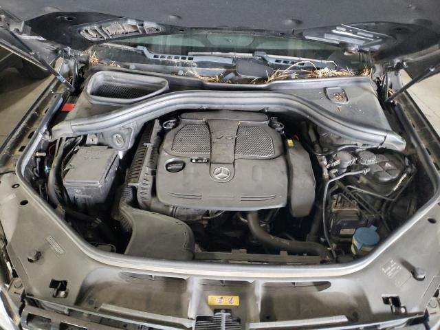 4JGDA5HB4CA055627 - 2012 MERCEDES-BENZ ML 350 4MATIC BLACK photo 11