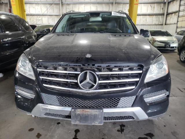 4JGDA5HB4CA055627 - 2012 MERCEDES-BENZ ML 350 4MATIC BLACK photo 5