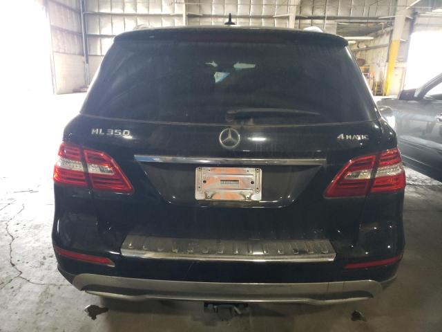 4JGDA5HB4CA055627 - 2012 MERCEDES-BENZ ML 350 4MATIC BLACK photo 6