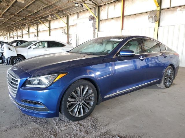 KMHGN4JE8FU103021 - 2015 HYUNDAI GENESIS 3.8L BLUE photo 1