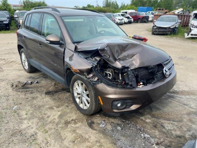 WVGJV7AX5FW034799 - 2015 VOLKSWAGEN TIGUAN S BROWN photo 4