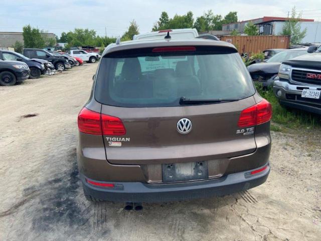 WVGJV7AX5FW034799 - 2015 VOLKSWAGEN TIGUAN S BROWN photo 6