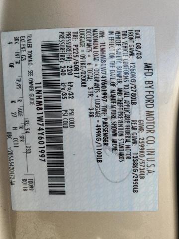 1LNHM81W74Y601997 - 2004 LINCOLN TOWN CAR EXECUTIVE Մոխրագույն լուսանկար 12