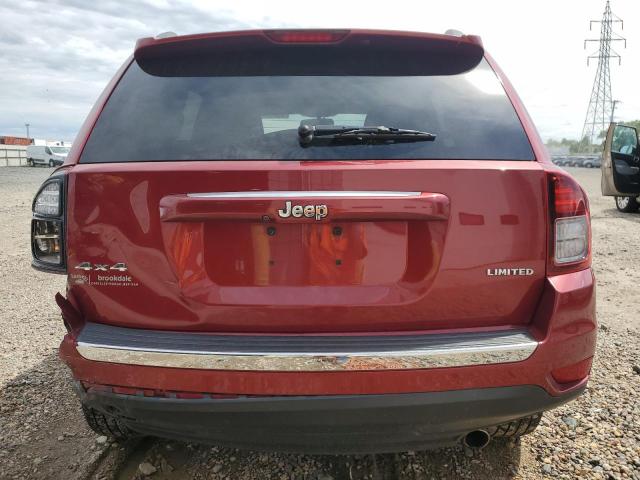 1C4NJDCB5ED623413 - 2014 JEEP COMPASS LIMITED RED photo 6