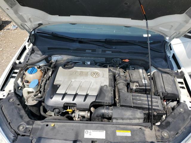 3VWLL7AJ5EM398909 - 2014 VOLKSWAGEN JETTA TDI WHITE photo 11