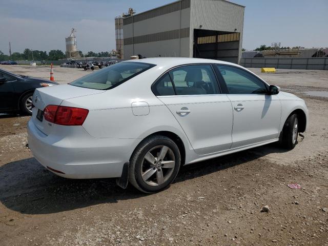 3VWLL7AJ5EM398909 - 2014 VOLKSWAGEN JETTA TDI WHITE photo 3