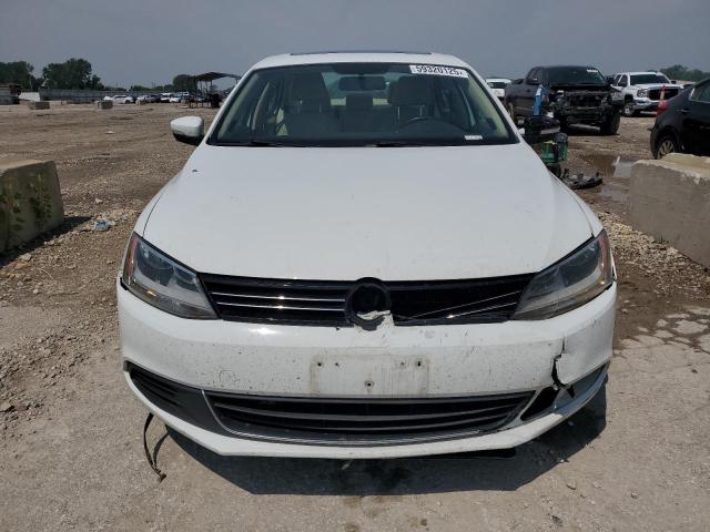 3VWLL7AJ5EM398909 - 2014 VOLKSWAGEN JETTA TDI WHITE photo 5