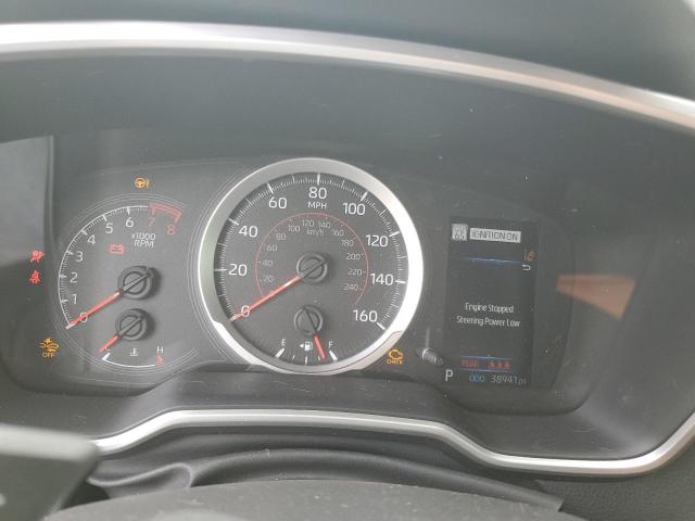 JTND4MBE6M3121945 - 2021 TOYOTA COROLLA SE SILVER photo 9