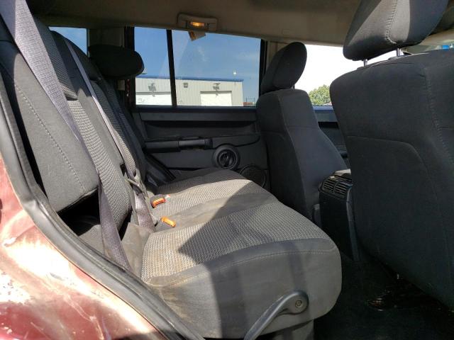 1J8HG48KX8C124985 - 2008 JEEP COMMANDER SPORT მუქწითელი ფოტო 11