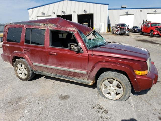 1J8HG48KX8C124985 - 2008 JEEP COMMANDER SPORT მუქწითელი ფოტო 4