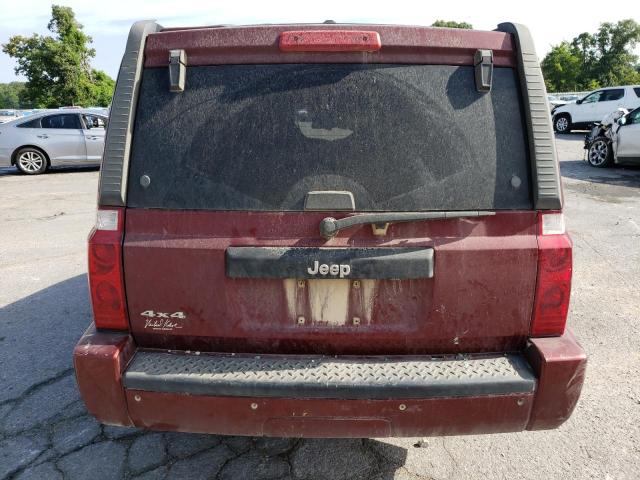 1J8HG48KX8C124985 - 2008 JEEP COMMANDER SPORT მუქწითელი ფოტო 6