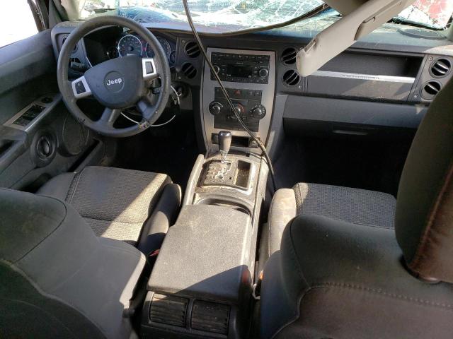 1J8HG48KX8C124985 - 2008 JEEP COMMANDER SPORT მუქწითელი ფოტო 8