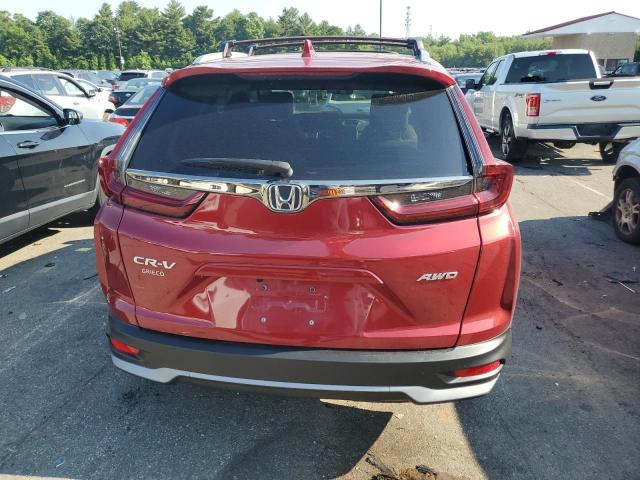 2HKRW2H54NH652342 - 2022 HONDA CR-V EX RED photo 6