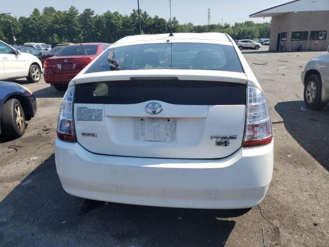 JTDKB22U663134596 - 2006 TOYOTA PRIUS WHITE photo 6