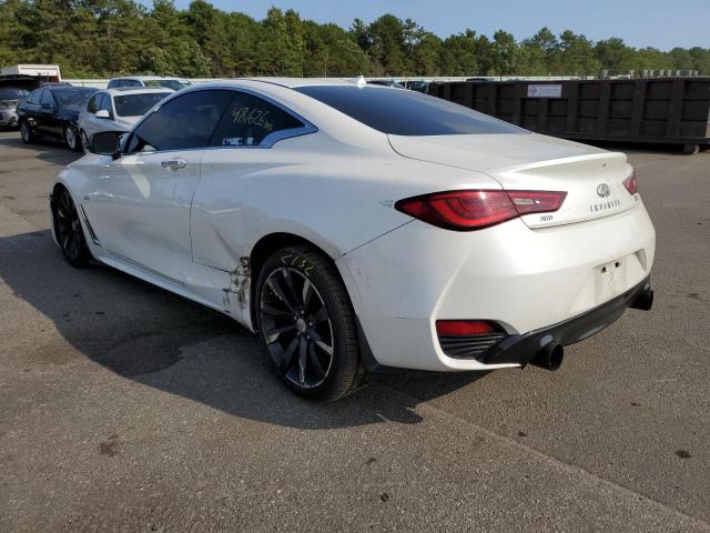 JN1EV7EL5JM390528 - 2018 INFINITI Q60 LUXE 300 WHITE photo 3