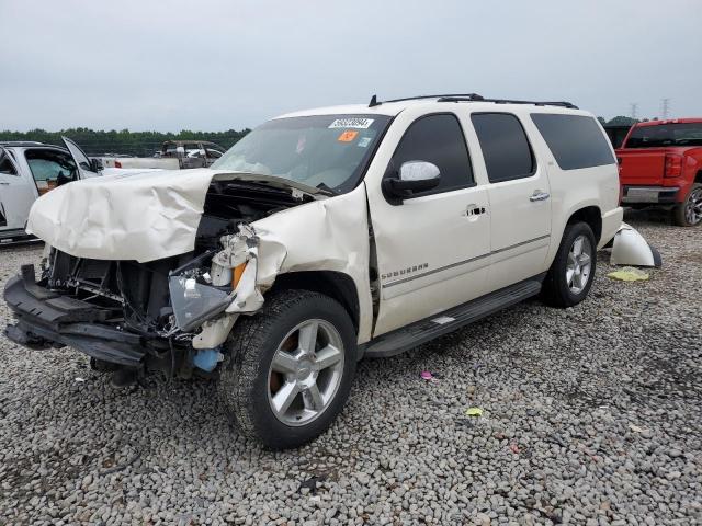 1GNSCKE07CR313994 - 2012 CHEVROLET SUBURBAN C1500 LTZ WHITE photo 1