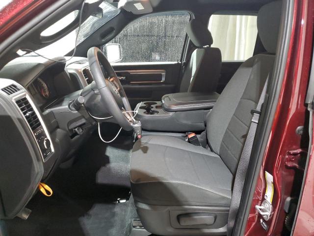 1C6RR7GG9NS148773 - 2022 RAM 1500 CLASS SLT 栗色 照片 7