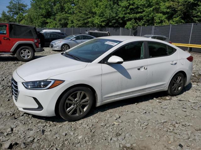 5NPD84LF4JH385827 - 2018 HYUNDAI ELANTRA SEL WHITE photo 1