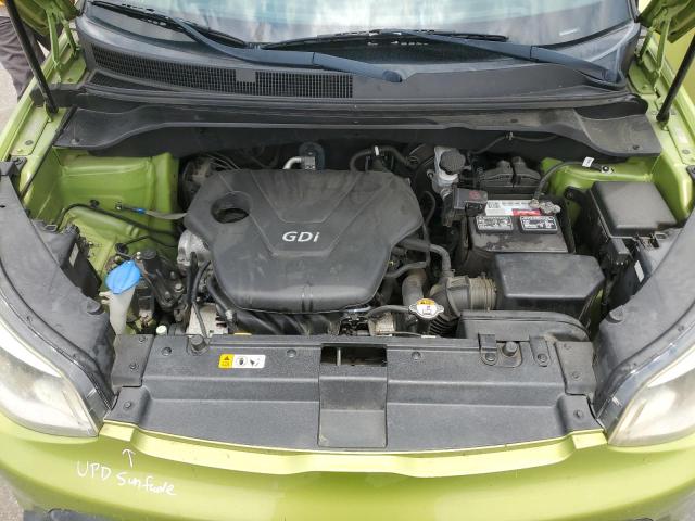 KNDJN2A23E7042839 - 2014 KIA SOUL GREEN photo 12