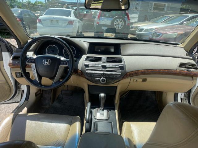 5KBCP3F87AB005983 - 2010 HONDA ACCORD EXL WHITE photo 9